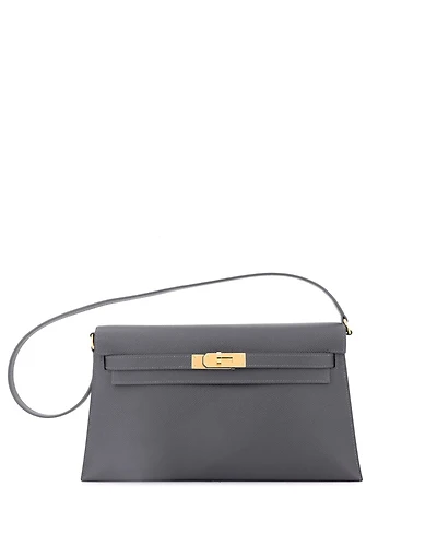 Pre-Owned HERMES Kelly Elan Shoulder Bag Epsom