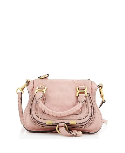 Pre-Owned Chloe Baby Marcie Satchel Leather