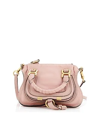 Pre-Owned Chloe Baby Marcie Satchel Leather