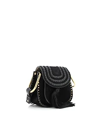 Pre-Owned Chloe Mini Hudson Handbag Whipstitch Suede