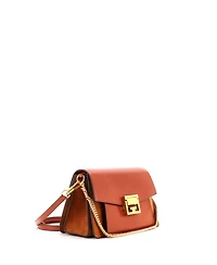 Pre-Owned Givenchy Small GV3 Flap Bag Leather
