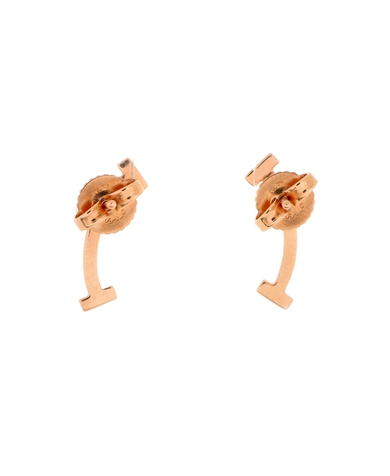 Pre-Owned Tiffany & Co T Smile Stud Earrings