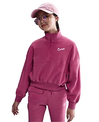 Nike Girls 7-16 Long Sleeves Fleece Top