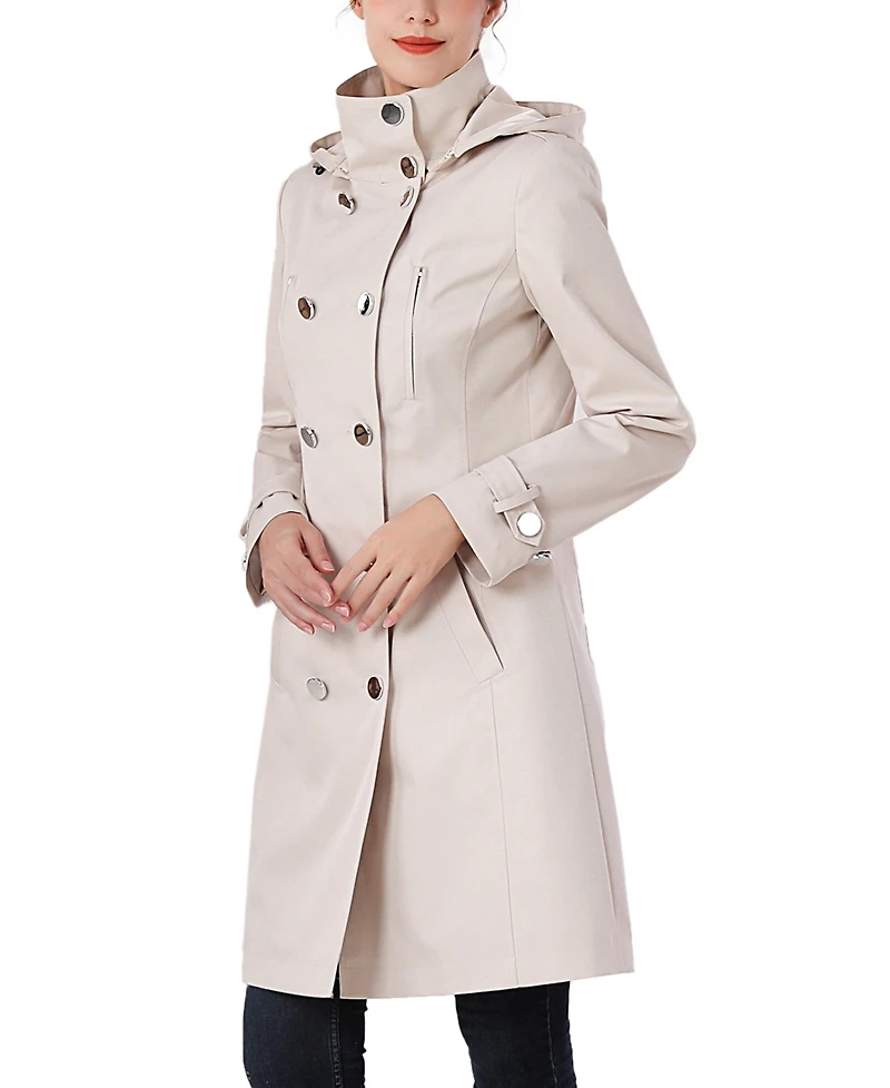 kimi + kai Women's Mid-Length Trench Coat