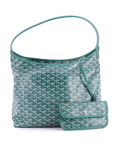 Pre-Owned Goyard Boheme Hobo Coated Canvas
