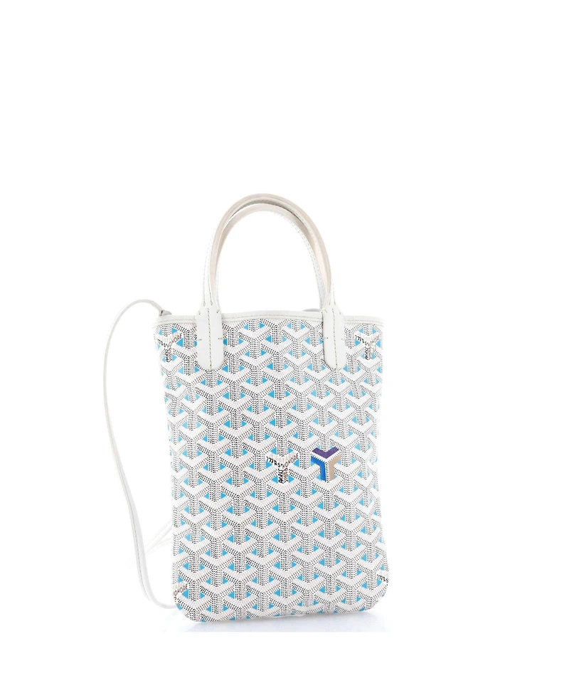 Pre-Owned Goyard Mini Poitiers Tote Claire Voie Coated Canvas