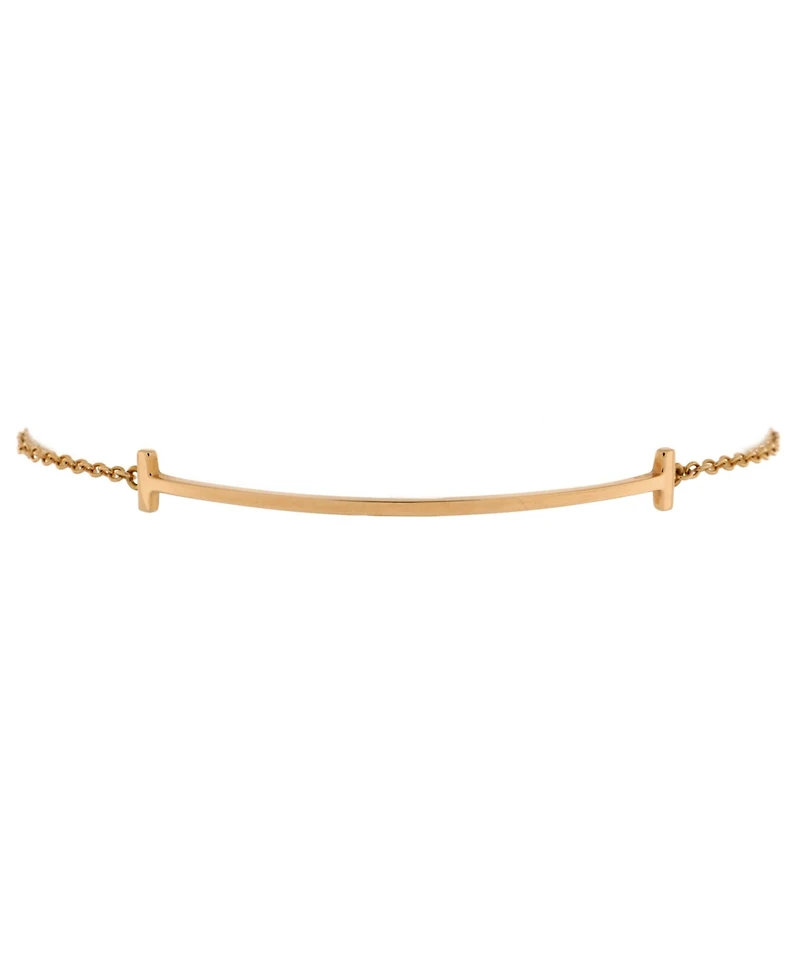 Pre-Owned Tiffany & Co T Smile Chain Bracelet