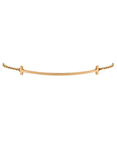 Pre-Owned Tiffany & Co T Smile Chain Bracelet