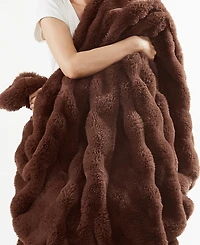 Brooklyn Loom Bubble Faux Fur 2-Pc. Comforter Set, Twin/Twin Xl