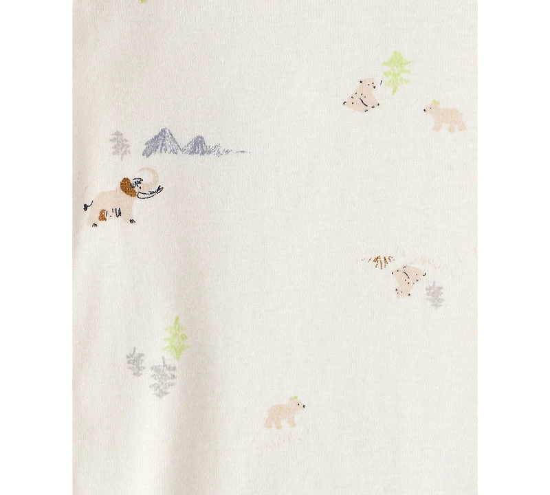 Carter's Baby Boys 3-Piece Elephant Print Long-Sleeve Bodysuit and Pants Set