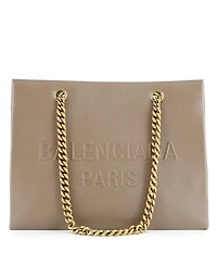 Pre-Owned Balenciaga Medium Duty Free Chain Tote Leather
