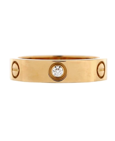 Pre-Owned Cartier Love 3 Diamonds Band Ring