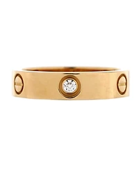 Pre-Owned Cartier Love 3 Diamonds Band Ring