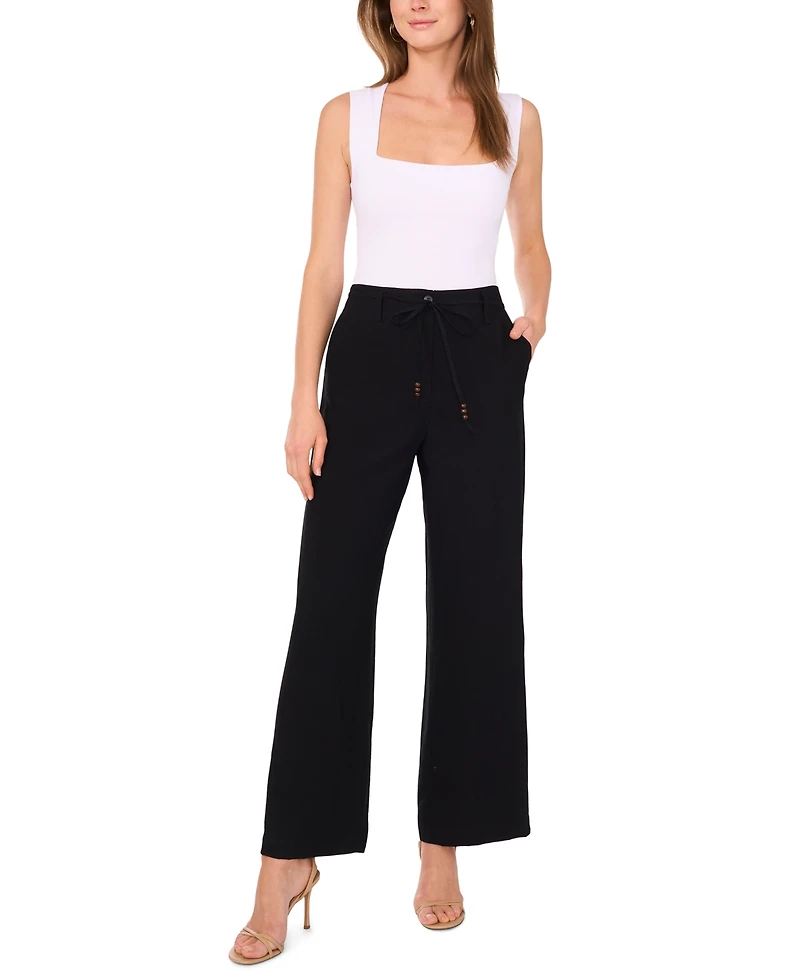 Vince Camuto Women's Tied Straight-Leg Trousers