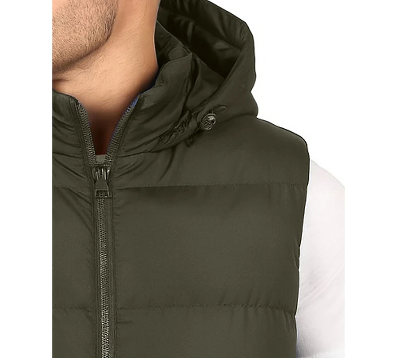 Spire By Galaxy Men's Heavyweight Hooded Puffer Vest