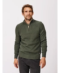Aubin Men's Pelham Zip Neck Sweater
