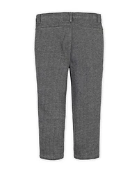 Hope & Henry Little and Big Boys' Fleece Suit Pant Made with Organic Cotton