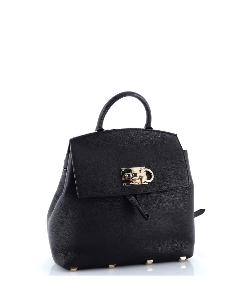 Pre-Owned Salvatore Ferragamo Studio Backpack Leather