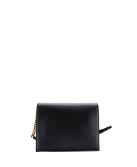 Pre-Owned Salvatore Ferragamo Medium Trifolio Flap Bag Leather