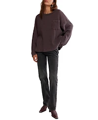 Free People Women's Dawson Pocket Oversized Pull-On Top