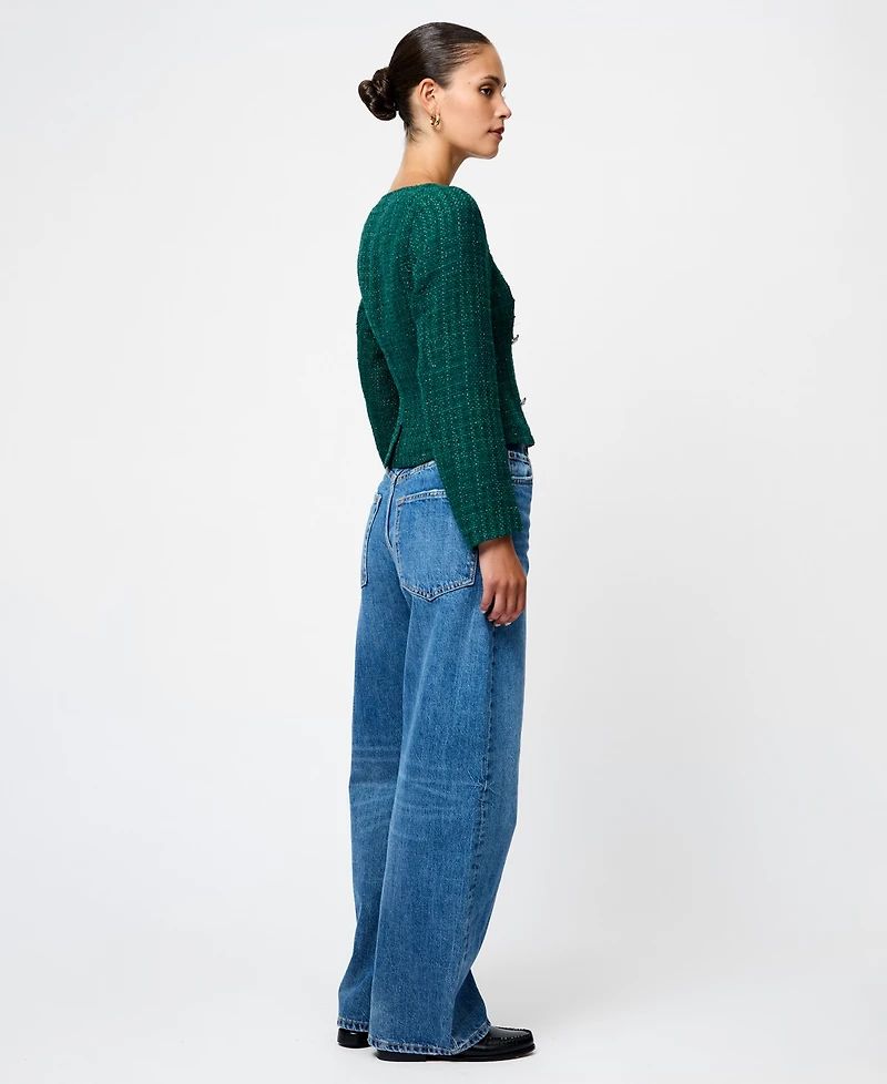 French Connection Women's Square Neck Top