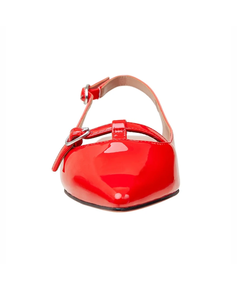 Linea Paolo Celina Women's T-Strap Mary Jane Slingback Flat