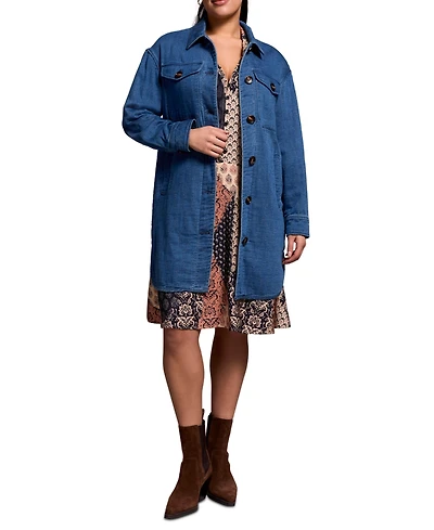 Tribal Women's Quilted Cotton Button Front Jacket