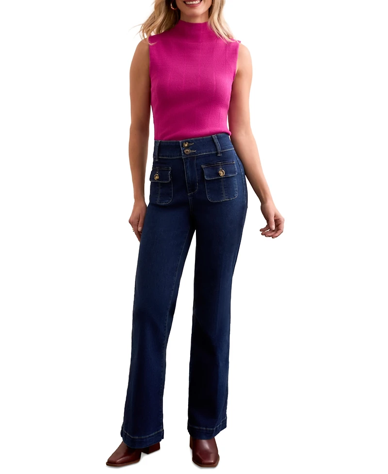 Tribal Women's Brooke Comfort Stretch High Rise Jeans
