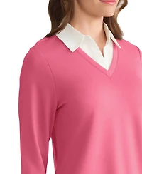 Jones New York Women's Long-Sleeve Sweater