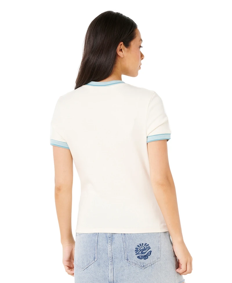 Rip Curl Women's Shore Break Fitted Pull-On T-Shirt