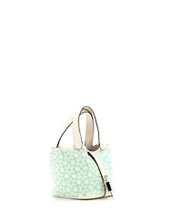 Pre-Owned Hermes Micro Picotin Lock Bag Lucky Daisy Printed Swift