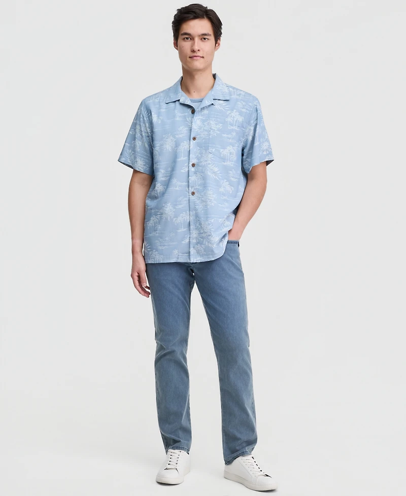 Tommy Bahama Men's Coastal Ease Palm Visions Short-Sleeve Print Camp Shirt