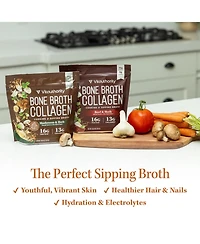 Vitauthority Us Vita Bone Broth Collagen Beef & Herb 310g Pouch (15 srv)