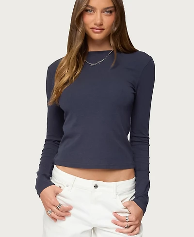 Edikted Women's Kiyan Long Sleeve T Shirt