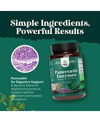 Pancreatic Enzymes Capsules, 60ct