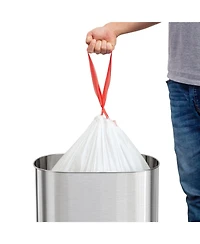 Qualiazero 13 Gallon Trash Bag (Tall Kitchen Bags) - Unscented, 50 bags/box