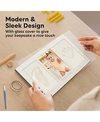 Duo Baby Hand and Footprint Kit, Handprint Newborn Photo Frame, Keepsake for New Mom