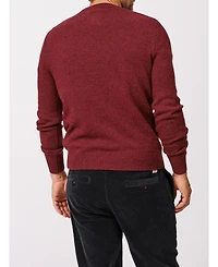 Aubin Men's Phillips Lambswool Crew Neck Sweater