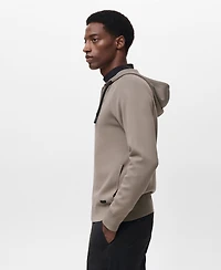 Mango Men's Thermoregulating Zip-Up Sweatshirt