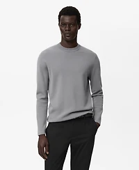 Mango Men's Medium-Knit Regular-Fit Sweater