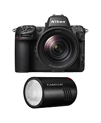 Nikon Z8 Mirrorless Camera with Nikkor Z 24-120mm f/4 S Lens, Bundle with Flashpoint Xplor 100 Pro Ttl R2 Battery-Powered Monolight (Godox AD100 Pro)