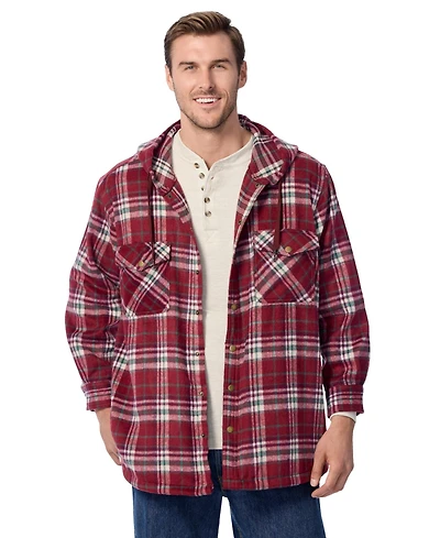 KingSize Big & Tall Brawny Snap Shirt Jacket