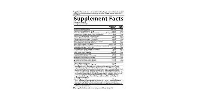 Garden of Life Vitamin Code ,Raw Prenatal 90 Caps