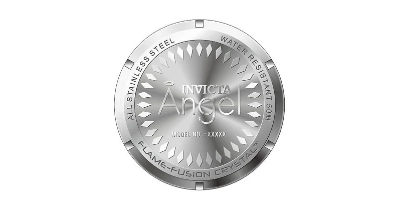 Invicta Women's 0462 Angel Quartz Chronograph Rose Gold Dial Watch