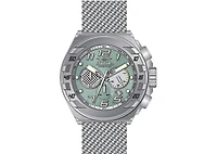 Invicta Men's 47202 Invicta Racing Quartz Chronograph Silver, Light Grey, Turquoise Dial Watch