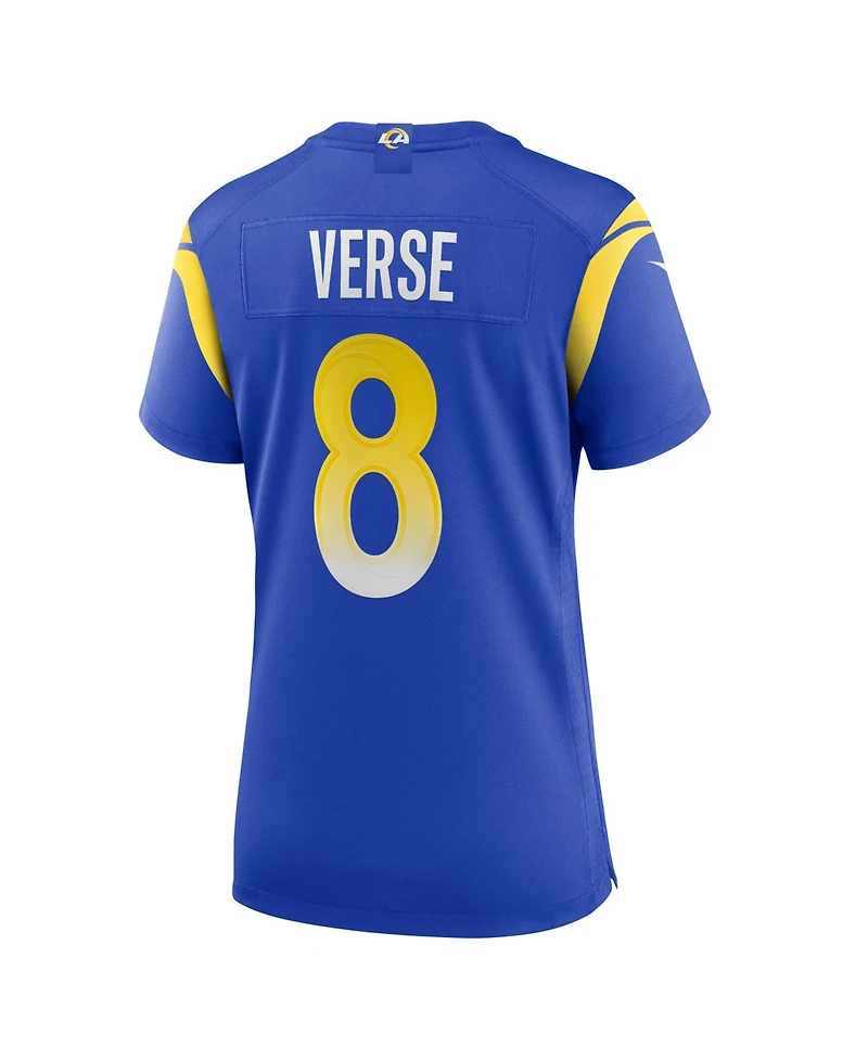 Nike Women's Jared Verse Royal Los Angeles Rams Team Game Jersey