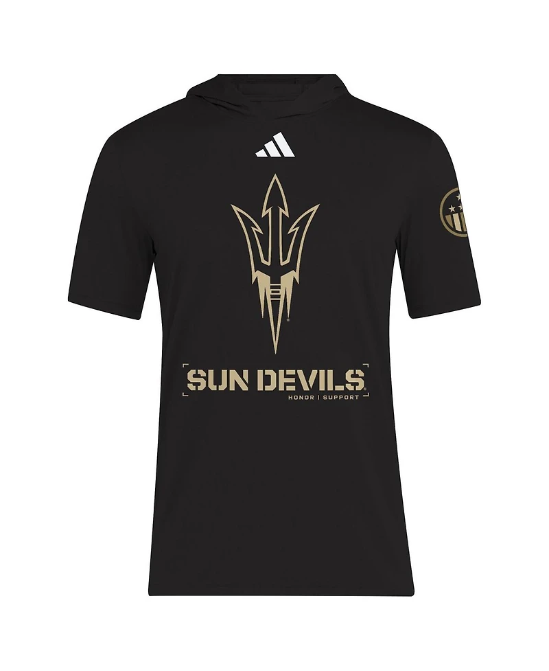 Adidas Men's Black Arizona State Sun Devils 2025 Military Appreciation Aeroready T-Shirt