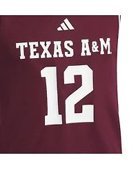 Adidas Big Boys and Girls 12 Maroon Texas A M Aggies Replica Swingman Jersey