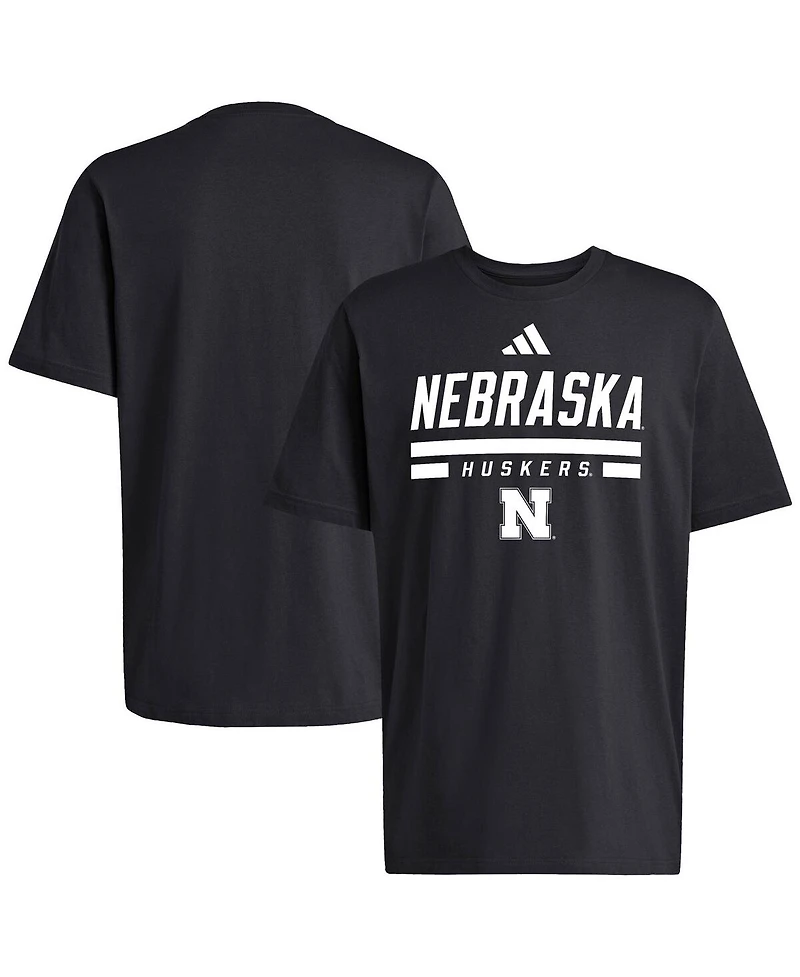 Adidas Men's Black Nebraska Huskers Alternate Fresh T-Shirt