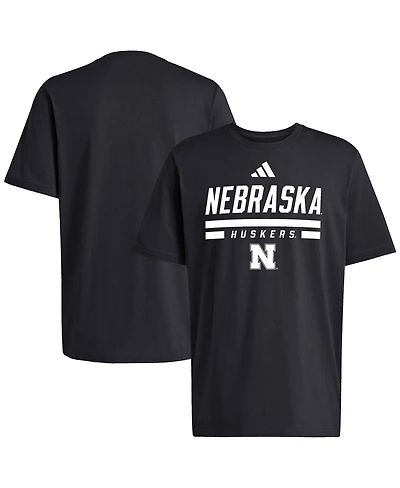 Adidas Men's Black Nebraska Huskers Alternate Fresh T-Shirt